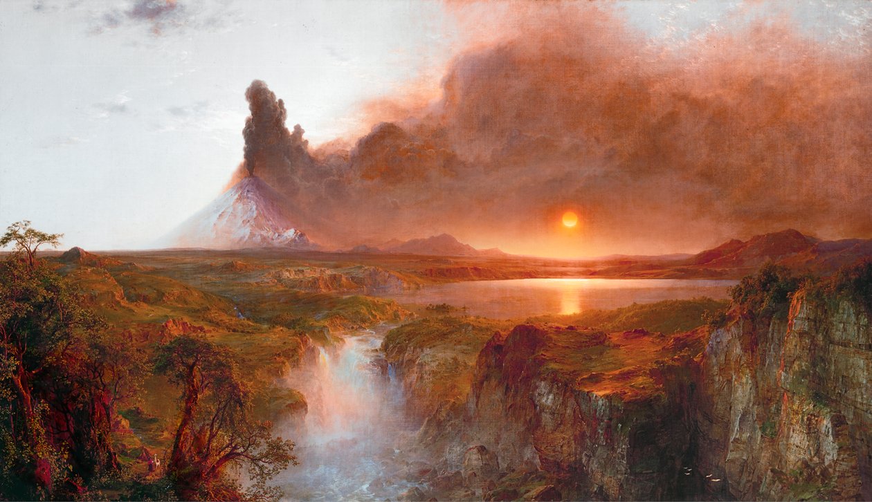 Cotopaxi, 1862 door Frederic Edwin Church