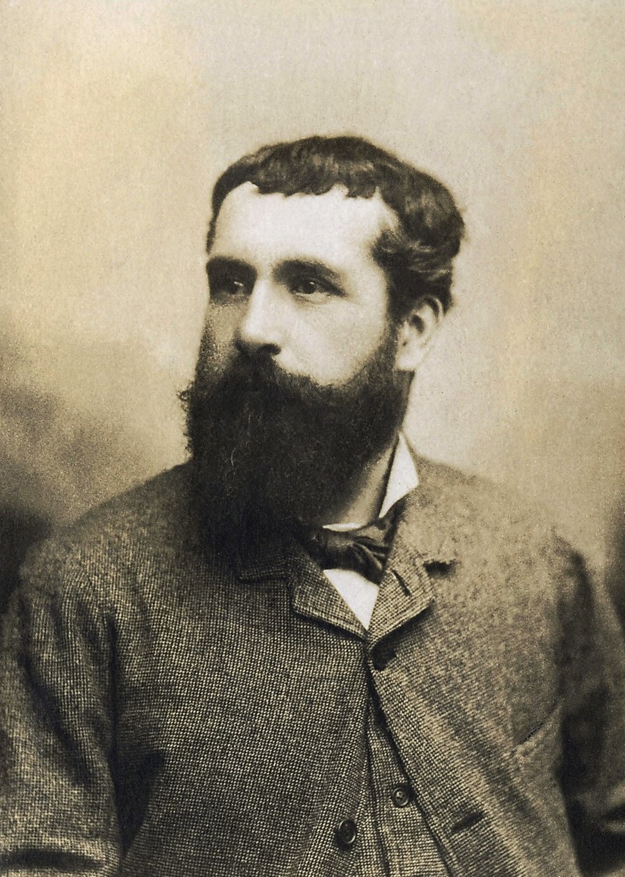 Portret van Claude Monet door French Photographer