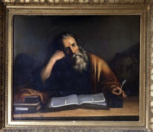 Sint Marcus schrijft het Evangelie - toegeschreven aan Veronese, Kerk van La Turbie
