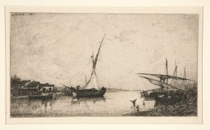 a. Twee bruggen b. Vissersboot