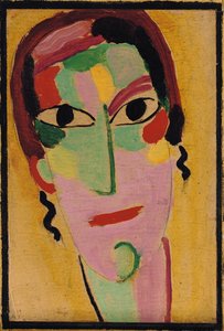 Mystiek hoofd: volledig wakker, ca. 1917