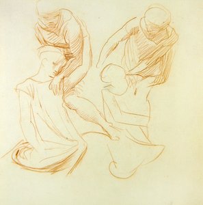 Figurenstudies, ca. 1845