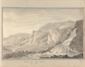 Uitzichten in Engeland, Schotland en Wales: Ventnor Cove, Isle of Wight, juli 1804