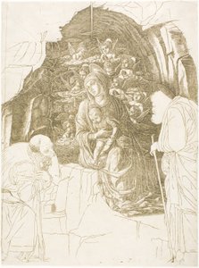 De aanbidding der wijzen (Maagd van de Grot)