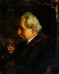 Portret van de vader van de kunstenaar