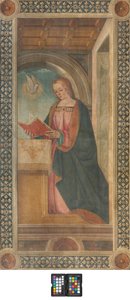 Aankondiging detail van Madonna (detail)