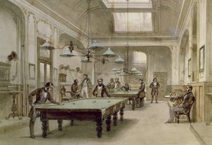 Een biljartkamer, 1861