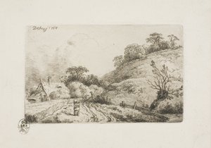 Het korenveld (Rembrandt stijl)