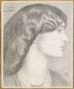 Mevrouw William Morris, 1860