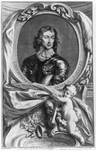 Portret van luitenant-generaal John Lambert (1619-83) gegraveerd door Jacobus Houbraken (1698-1780)