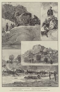 De expeditie naar Mashonaland, schetsen tijdens de mars