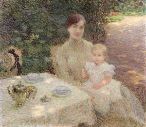 In de tuin, 1904