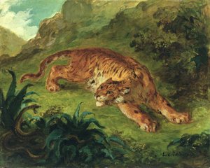Tijger en slang