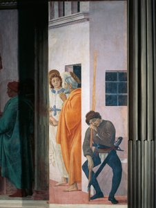 Sint-Pieter bevrijd uit de gevangenis, door Filippino Lippi, fresco