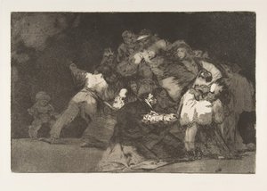 Plaat 9 uit de Disparates: Algemene dwaasheid, ca. 1816-23 gepubliceerd 1864