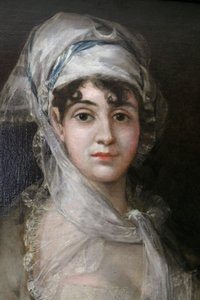 Portret van de Actrice Antonia Zarate, c1810-c1811