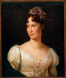 Portret van de keizerin Marie Louise (1791 - 1847). Schilderij door Francois Gerard (1770-1837)
