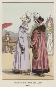 Oversteken van de Pont des Arts, 1816