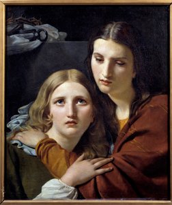 Heilige vrouwen mediteren met voorwerpen van passie