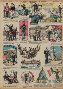 Franse zeelieden bezoeken Rusland, 25 juli 1891