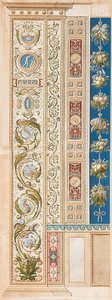 Pilaster Loggia V (Versiering met de mooie ranken)