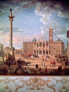 Piazza en Kerk van Santa Maria Maggiore