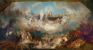 Het zinken van de Nibelungen-schat in de Rijn