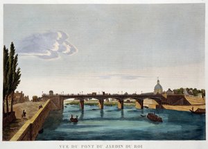 Zicht op de Koningsbrug (Austerlitzbrug) - Parijs