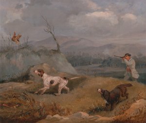 Patrijzenjacht, ca. 1825