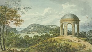 Scène nabij de Tempel, uit het Rode Boek voor Antony House, ca. 1812
