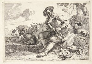 Herder met een doedelzak