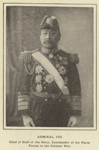 Admiraal Ito, Chef van de Staf van de Marine, Commandant van de Marinekrachten in de Chinese Oorlog