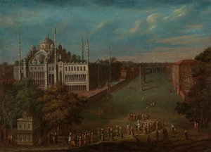 De Grote Vizier Steekt het Atmeydan over (Paardenplein), 1720-37