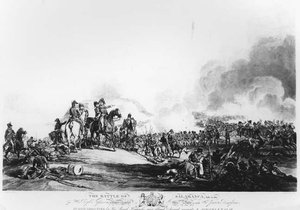 De slag bij Salamanca, 22 juli 1812, gegraveerd door G. Lewis