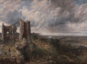 Hadleigh Castle, de monding van de Theems - ochtend na een stormachtige nacht