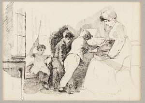 Jessy, Robert, Joseph en Sophie, 1818
