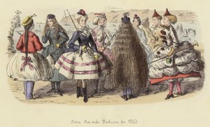 Enkele strandmode voor 1863