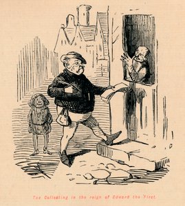 Belastinginning tijdens het bewind van Edward de Eerste, ca. 1860