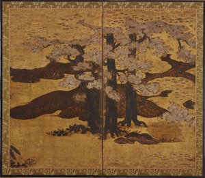 Bloeiende kersenbomen, Edo-periode, ca.1580-1635