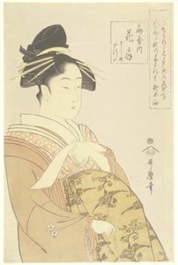 Courtisane Hanao_gi van het O_giya Huis, 1793-1794