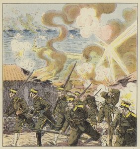 Bombardement van Gensan door de Russische vloot van Vladivostok