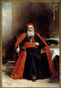 Portret van Charles Lavigerie (1825-1892) Aartsbisschop van Algiers, Kardinaal Primaat van Afrika