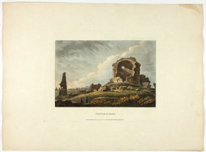 Tempel van de Hoop, plaat vierentwintig van de Ruïnes van Rome