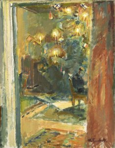 Kerstboom in de Salon van Kilo Manor, Begin 1920s