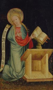 Maagd van de Annunciatie, van het Oogstaltaar, c.1410