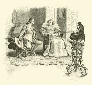 Illustratie voor De Drie Musketiers (gravure)
