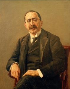 Portret van directeur Julius Stern