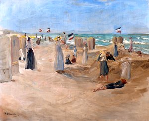 Op het Strand van Noordwijk, 1908