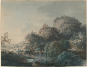 De ruïnes van het klooster van Oybin in het Zittau-gebergte