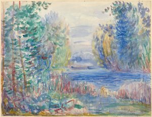 Rivierlandschap, 1890